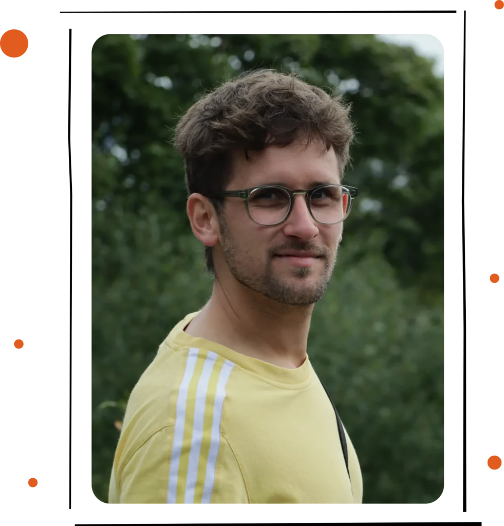 A picture of me with a yellow t-shirt